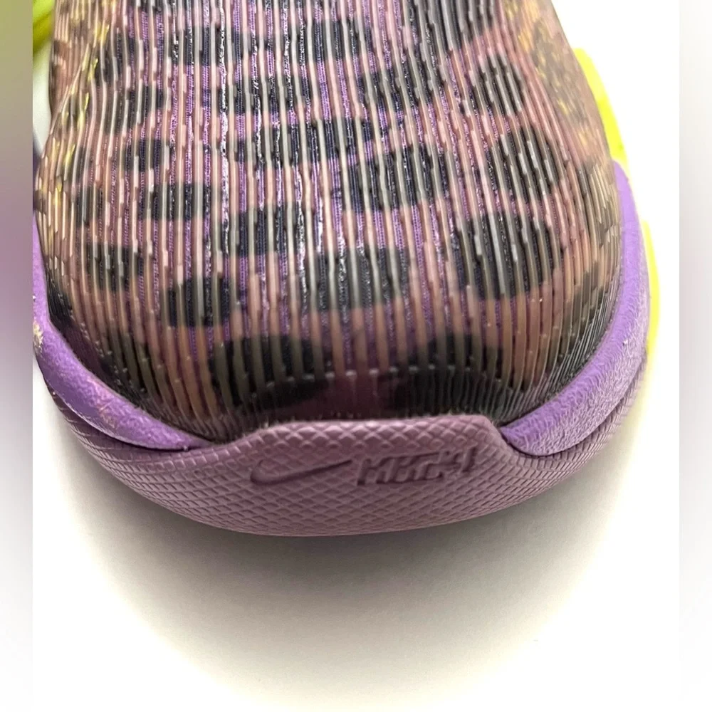 Nike Zoom Kobe 7 VII GS 7Y Christmas Cheetah Purple 505399-500 Women’s Size 8.5 - Picture 7 of 16